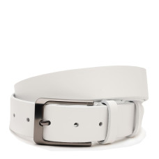Чоловічий шкіряний ремінь Borsa Leather V1125FX49-white