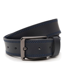 Чоловічий шкіряний ремінь Borsa Leather V1125FX56-navy