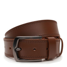 Чоловічий шкіряний ремінь Borsa Leather V1125FX58-brown