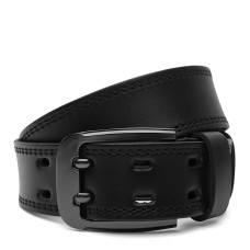 Чоловічий шкіряний ремінь Borsa Leather V1FX27-black