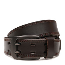 Чоловічий шкіряний ремінь Borsa Leather V1FX28-brown