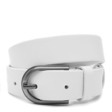 Женский кожаный ремень Borsa Leather V1FX33-white