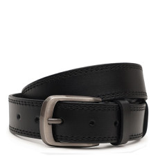 Чоловічий шкіряний ремінь Borsa Leather V1115FX02-black