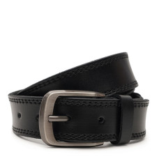 Чоловічий шкіряний ремінь Borsa Leather V1125FX02-black