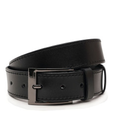 Чоловічий шкіряний ремінь Borsa Leather V1125FX09-black