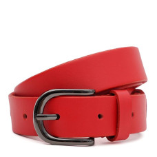 Жіночий шкіряний ремінь Borsa Leather 110v1genw40-red