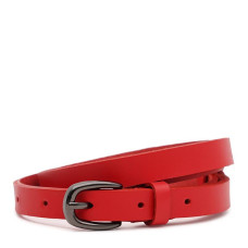 Жіночий шкіряний ремінь Borsa Leather 110v1genw41-red