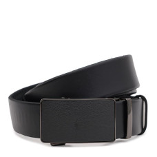 Мужской кожаный ремень Borsa Leather 115v1genav17-black