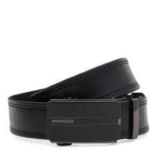 Чоловічий шкіряний ремінь Borsa Leather 115v1genav25-black