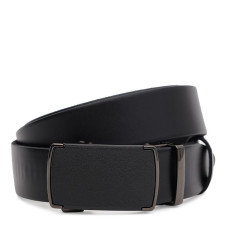 Чоловічий шкіряний ремінь Borsa Leather 115v1genav26-black
