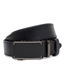 Чоловічий шкіряний ремінь Borsa Leather 115v1genav30-black