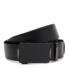 Чоловічий шкіряний ремінь Borsa Leather 115v1genav31-black