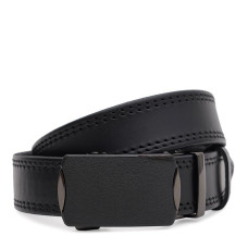 Чоловічий шкіряний ремінь Borsa Leather 115v1genav32-black