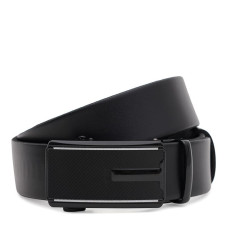 Чоловічий шкіряний ремінь Borsa Leather 115v1genav34-black