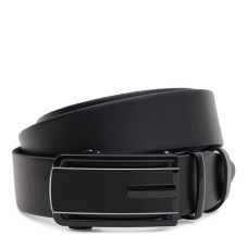 Чоловічий шкіряний ремінь Borsa Leather 115v1genav37-black