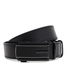 Чоловічий шкіряний ремінь Borsa Leather 115v1genav38-black