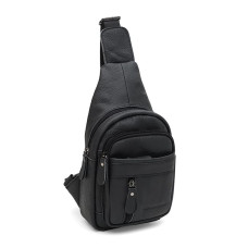 Чоловічий шкіряний рюкзак через плече Keizer K1223abl-black