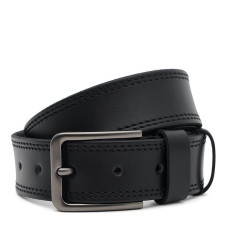 Чоловічий шкіряний ремінь Borsa Leather 115vfx83-black
