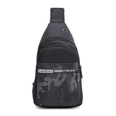 Чоловічий рюкзак через плече Monsen C17036bl-black