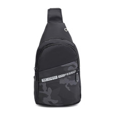 Чоловічий рюкзак через плече Monsen C17039bl-black