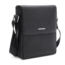 Мужская кожаная сумка Ricco Grande K12062bl-black