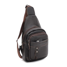 Мужской кожаный рюзак Keizer K1223adark-brown
