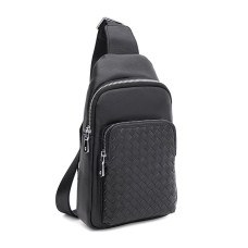 Чоловічий шкіряний рюкзак Ricco Grande K16085bl-black