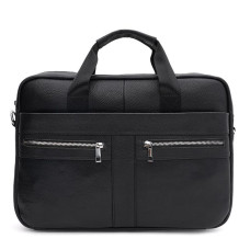 Чоловіча шкіряна сумка - портфель. Keizer K17067bl-black