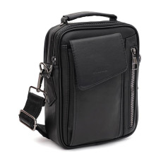 Чоловіча шкіряна сумка Ricco Grande T1telegonlu-black