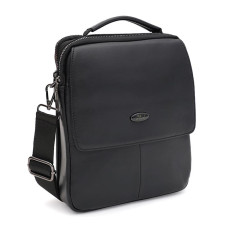 Чоловіча шкіряна сумка Ricco Grande T1tr0044bl-black