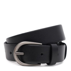 Жіночий шкіряний ремінь Borsa Leather 100v1genw25-black