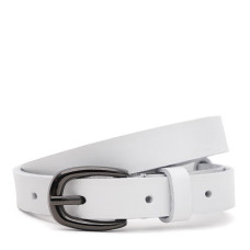 Жіночий шкіряний ремінь Borsa Leather 100v1genw32-white