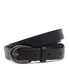 Жіночий шкіряний ремінь Borsa Leather 100v1genw38-black