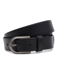 Жіночий шкіряний ремінь Borsa Leather 110v1genw28-black