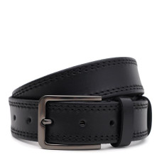 Мужской кожаный ремень Borsa Leather 115v1fx69-black