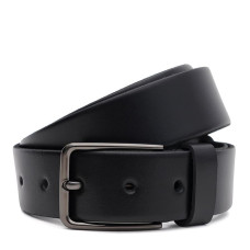 Чоловічий шкіряний ремінь Borsa Leather 125v1fx62-black