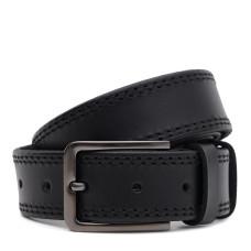 Чоловічий шкіряний ремінь Borsa Leather 125v1fx69-black
