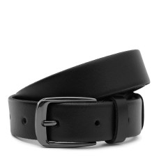Чоловічий шкіряний ремінь Borsa Leather 125v1fx75-black