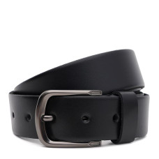 Чоловічий шкіряний ремінь Borsa Leather 125v1fx76-black
