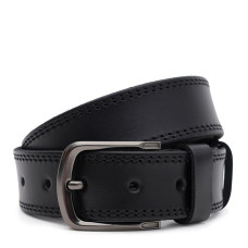 Чоловічий шкіряний ремінь Borsa Leather 150v1fx78-black
