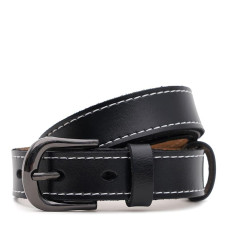 Женский кожаный ремень Borsa Leather CV1ZK-007bl-black