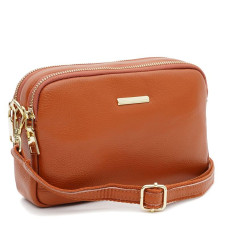Женская кожаная сумка Borsa Leather K11906br-brown