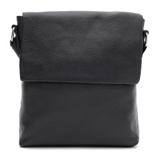Мужская кожаная сумка Borsa Leather K13658bl-black
