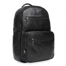 Чоловічий шкіряний рюкзак Borsa Leather K12626-black