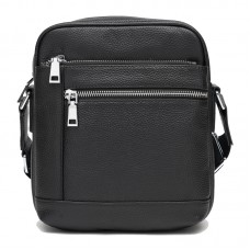 Мужская кожаная сумка Ricco Grande K16399-black