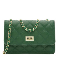 Женская кожаная сумка Borsa Leather K11512z-green