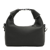 Женская кожаная сумка Borsa Leather K16101bl-black