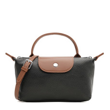Женская кожаная сумка Borsa Leather K17108bl-black