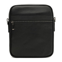 Мужская кожаная сумка Borsa Leather K18112bl-black