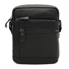 Чоловіча шкіряна сумка Borsa Leather K18817bl-black